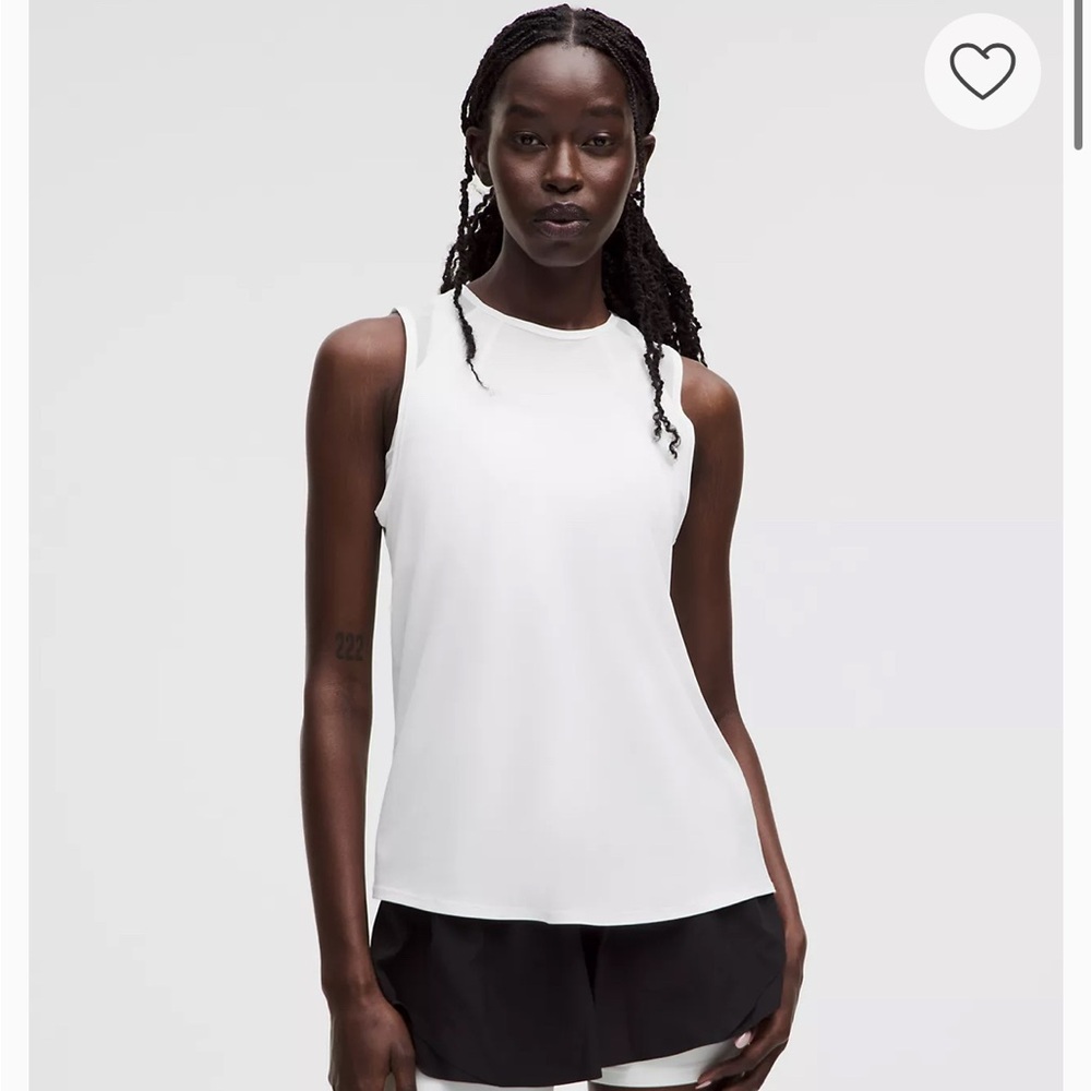 Lululemon Athletica White Tank Top